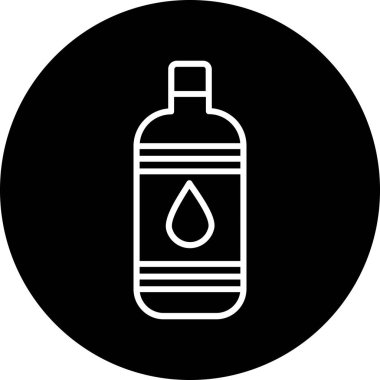 su şişesi simge vektör çizim