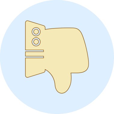 Bir konuşma balonu basit el çizilmiş doodle