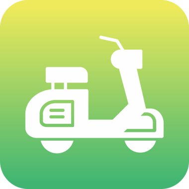 Mobilet, illüstrasyon, beyaz arka plan.