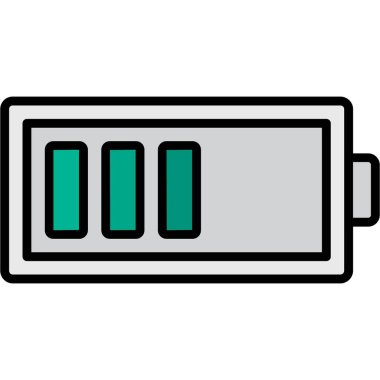 pil şarj ikonu vektör çizimi çizimi