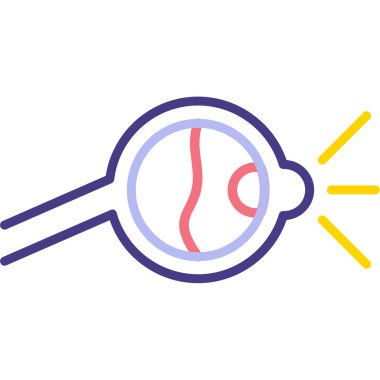 Golf topu ikonu vektör illüstrasyonu