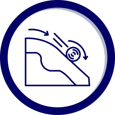 Yol işaretinin vektör illüstrasyonu