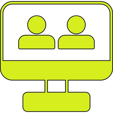 İş simgesinin vektör illüstrasyonu, kavram