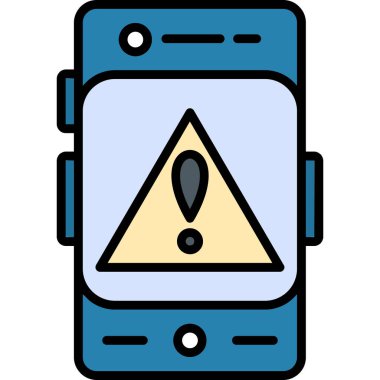 Tehlike simgesi uyarısı - ana hatlar biçiminde