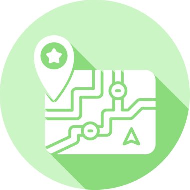 vektör gps navigasyon simge