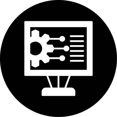 seo modern simgesinin vektör illüstrasyonu