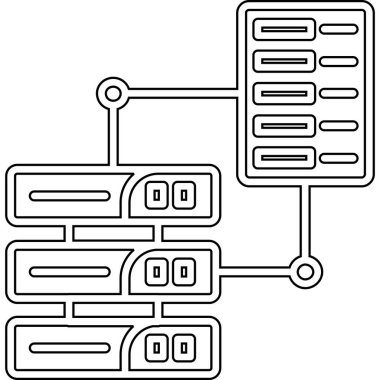 Veri Merkezi sunucu simgesi
