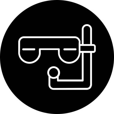 Çemberde bir borunun simgesi