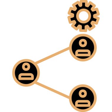 şebeke. Web simgesi basit illüstrasyon
