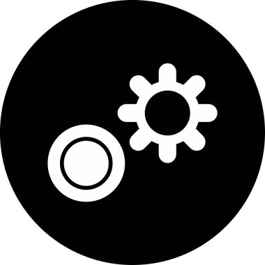 Kişisel ve ticari kullanımın illüstrasyon vektör simgesi