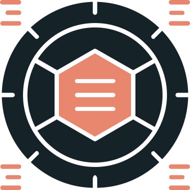 Rozet rozet simgesi - taslak biçimi