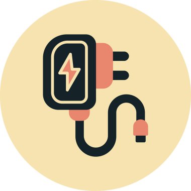 Bir dolgu simgesinin vektör illüstrasyonu