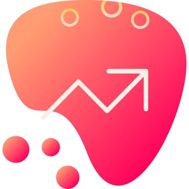 Büyüme. Web simgesi basit illüstrasyon