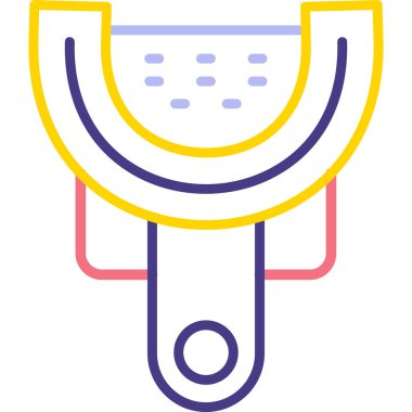 Boya fırçası. Web simgesi vektör illüstrasyonu