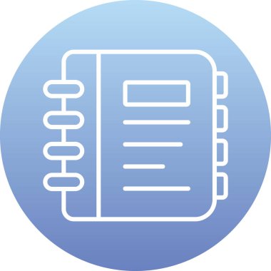 Belge. Web simgesi basit illüstrasyon