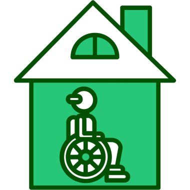 ev simgesi vektör illüstrasyonu