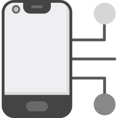 cep telefonu vektör simgesi