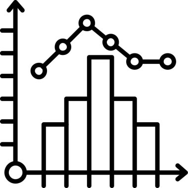 grafik grafik grafik grafik simgesi ana hat biçiminde