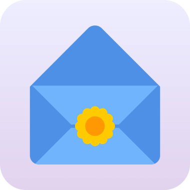 e-posta posta simgesi düz biçimli