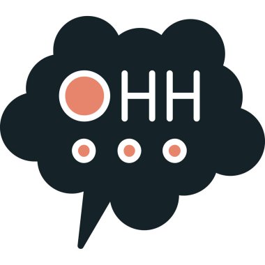 konuşma kabarcığı vektör çizimi