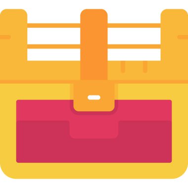 çanta çanta alışveriş simgesi düz stil