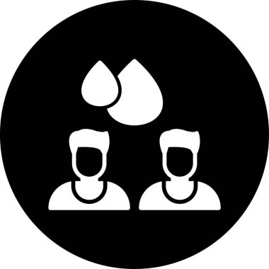 İnsan simgesinin vektör illüstrasyonu