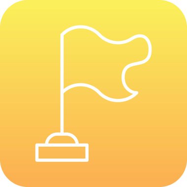 Benzersiz Lamba Vektör Satırı Simgesi