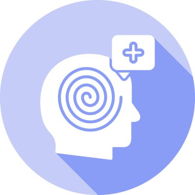 Beyin beyin beyin simgesi - ana hatlar biçiminde