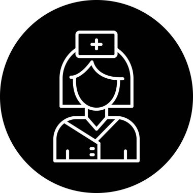 hemşire vektör illüstrasyon tasarımı