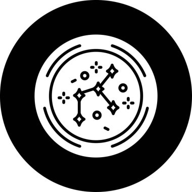 Pusula. Web simgesi basit illüstrasyon