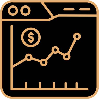 para büyüme simge vektör çizim