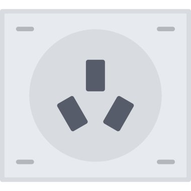 düğmenin düz simgesi