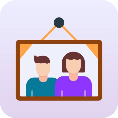 Tabletli bir kadının vektör çizimi