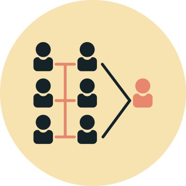 İnsan simgesinin vektör illüstrasyonu