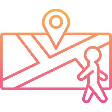 Teslimat. Web simgesi basit illüstrasyon