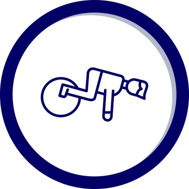 Ana çerçeve içindeki servis vektör simgesini onar