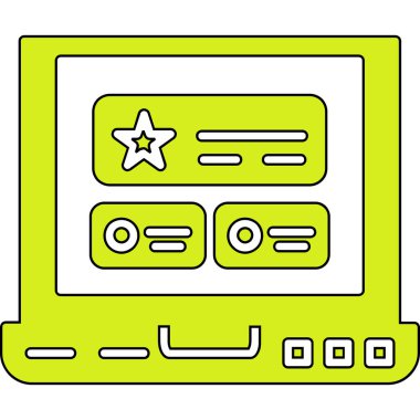 Video oyun konsolu simgesi. beyaz arkaplanda izole edilmiş web tasarımı için oyun vektör simgesi