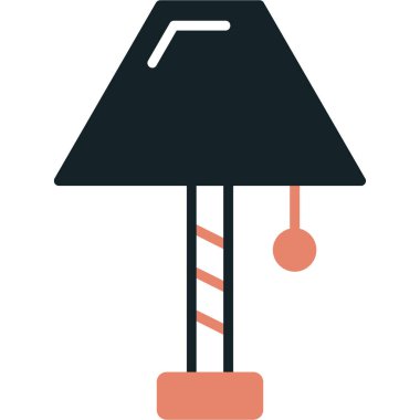 Lamba ışığı simgesi düz stil