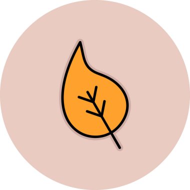 sonbahar yaprak vektör çizim