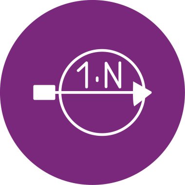 Bir kabartmanın eşsiz vektör çizimi