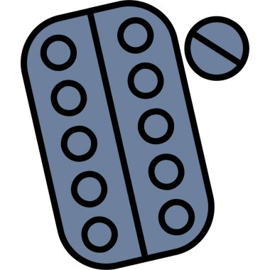 Haplar. Web simgesi basit illüstrasyon