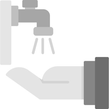 El ele tutuşan su musluğu