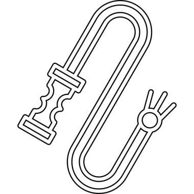 Çizgi film ellerinin vektör çizimi - çizilmiş anahtar