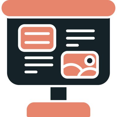 Kamera. Web simgesi basit illüstrasyon