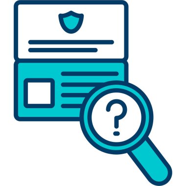 Soru işareti ve takvimi olan büyüteç