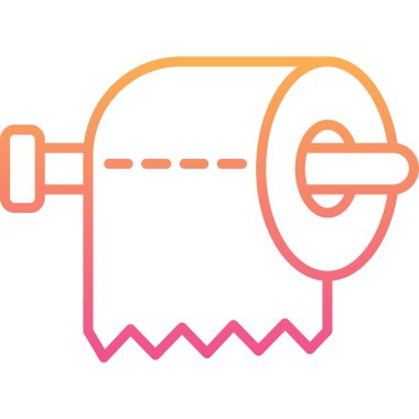 Gaz borusunun modern bir simgesinin vektör çizimi