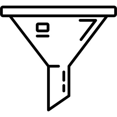 Çizgi film ölçüm simgesinin vektör illüstrasyonu