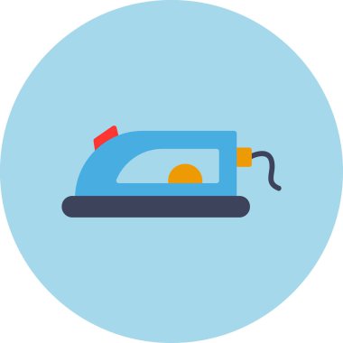 Ütü. Web simgesi basit illüstrasyon