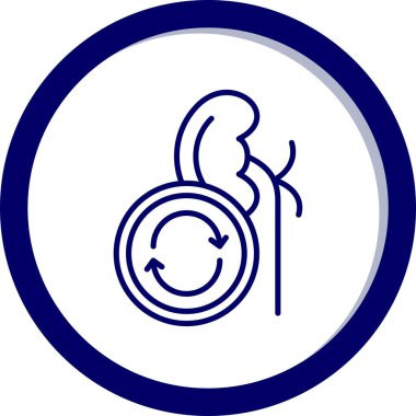 Bir bebeğin mavi ve beyaz arka planının vektör çizimi