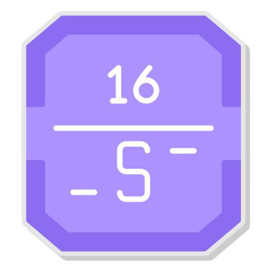 İzometrik 3 boyutlu 6 numaralı simge beyaz bir arkaplanda izole edildi